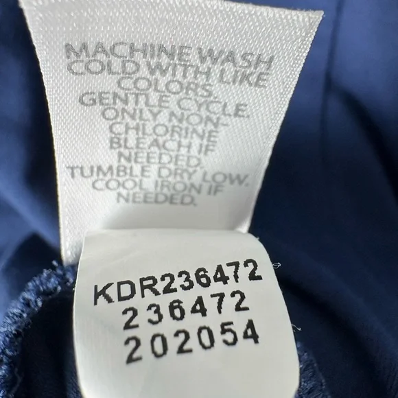 J. Jill Wearever Midnight Blue Midi Dress Women’s size Medium Petite - Picture 4 of 8